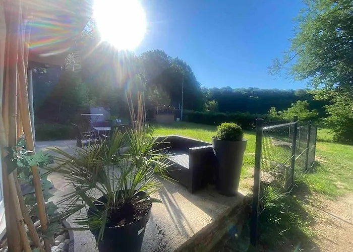 Le Des Buch Avec - Terrasse - Parking - Clim - Wifi Dağ evi