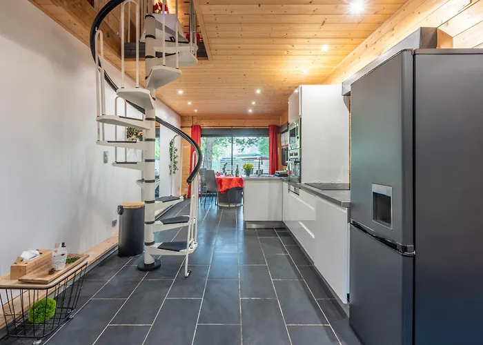 Le Des Buch Avec - Terrasse - Parking - Clim - Wifi شاليه Sanchey