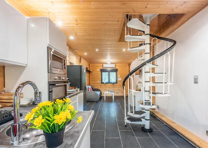 Le Des Buch Avec - Terrasse - Parking - Clim - Wifi شاليه Sanchey